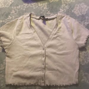 A light grey shirt from forever 21